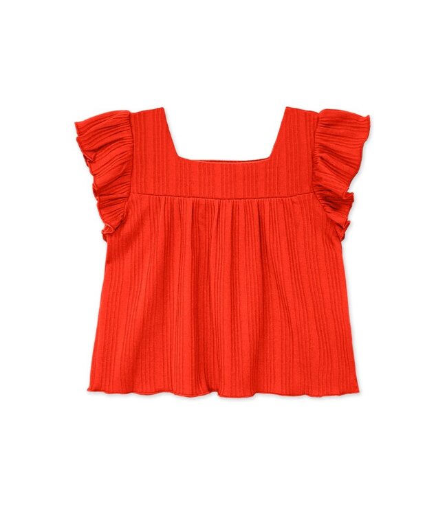 GKT18005 Ribbed Top square neck