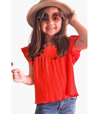 Cutie Patootie Ribbed Top square neck