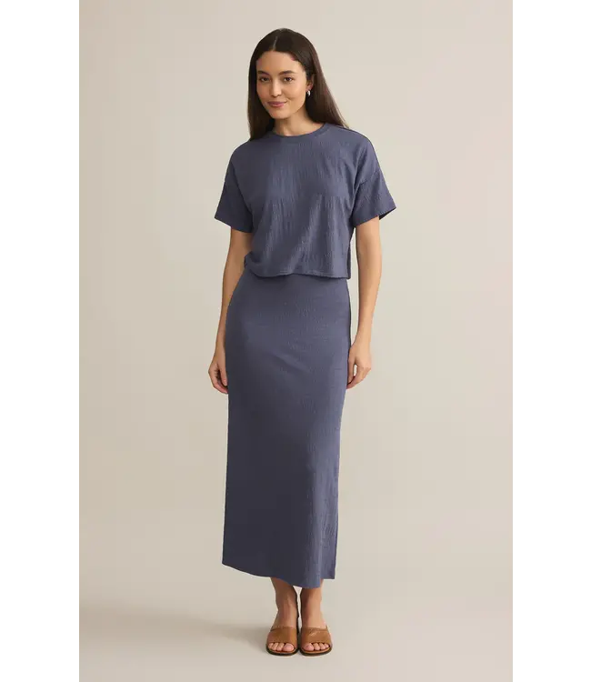 ZT251363 Sway Textured Cropped Tee