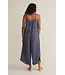 ZP251340 Textured Flared Jumpsuit