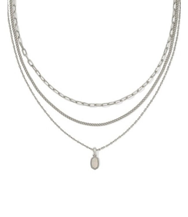 Mini Elisa Triple Strand Neck