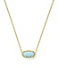 Elisa Short Pendant Necklace