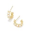 Cailin Crystal Huggie Earrings