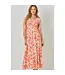 60934 midi puff slv smocked dress