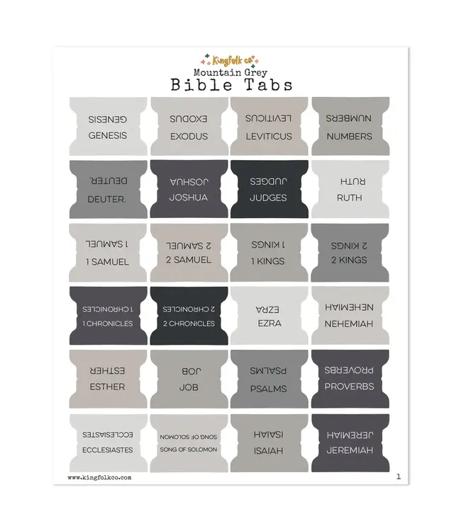 KC Bible Tabs