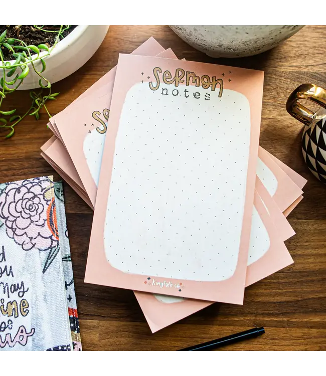 KC Sermon Notes Lg Notepad