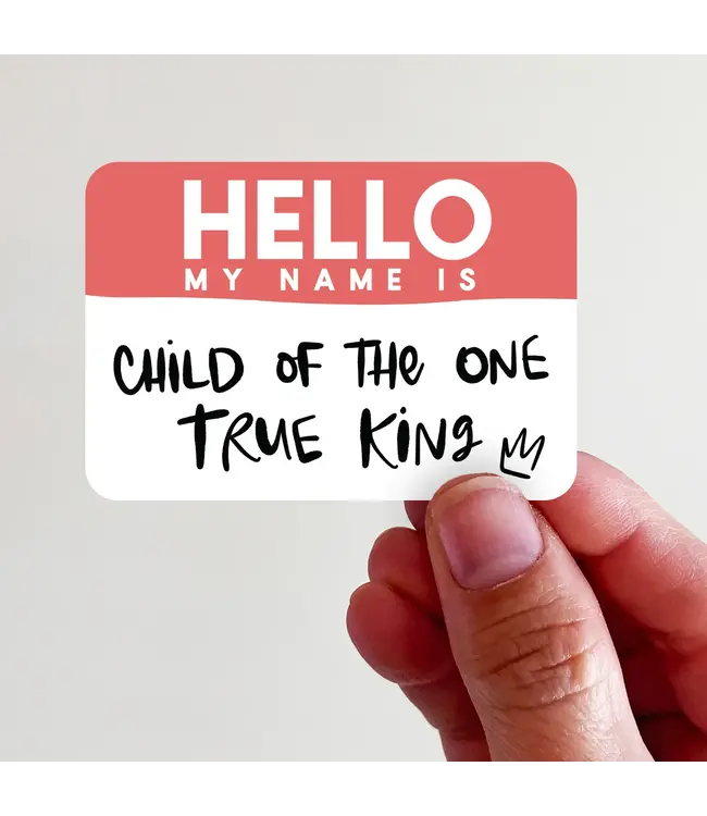 KC My Name Is Sticker