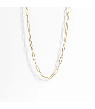 WJW 2.5mm paperclip chain bracelet