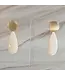 Z1ZA0573 Breeze Double Stone Earrings