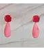 Z1ZA0573 Breeze Double Stone Earrings