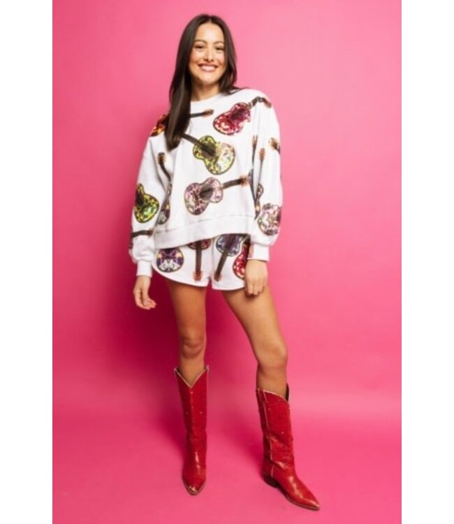 MULTI GUITARS SWEATSHIRT GREY