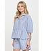 MS1149 T Aegean Stripe Top