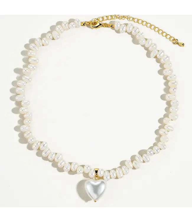 AGAPE 18K Gold Pearl Choker