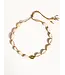 LAIE shell braided neck 18k gold plated