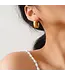 DEMI classic C-hoop 18k gold plated