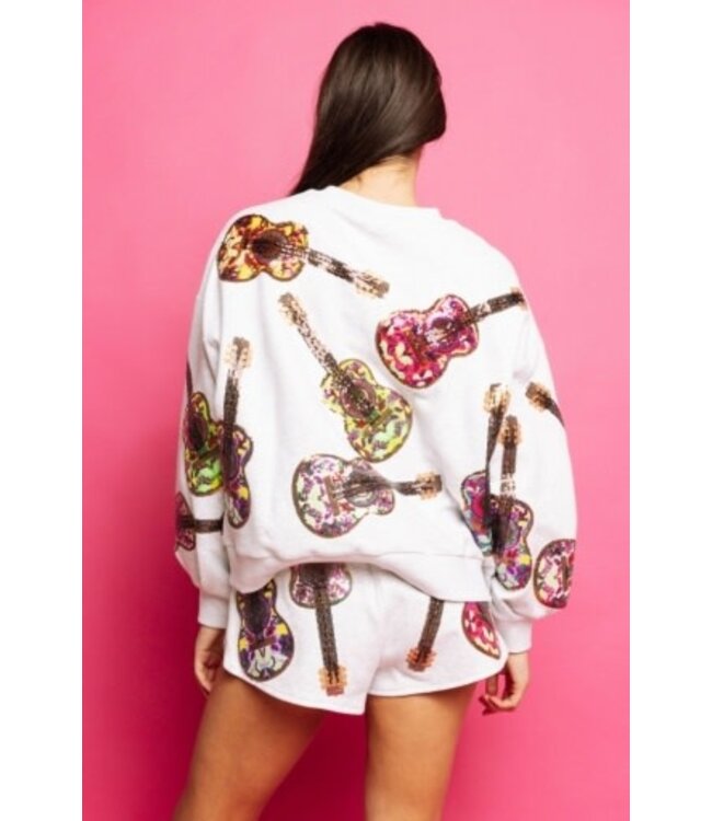 MULTI GUITARS SWEATSHIRT GREY