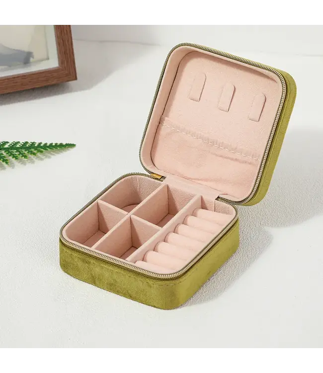Plush Jewelry Box for Travel