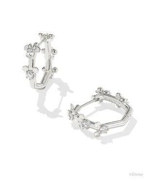 Kendra Scott Mickey Minnie Huggie Ear Silver