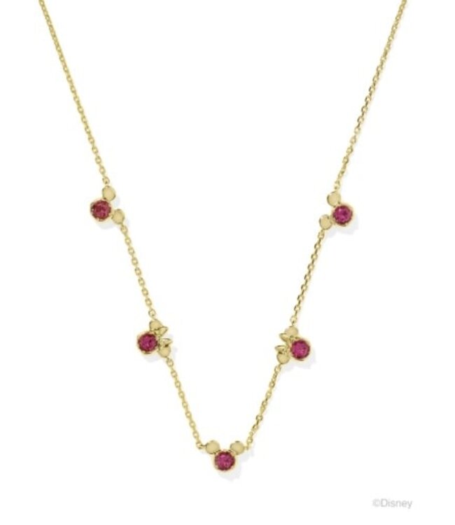 Mickie Minnie Strand Necklace Gold