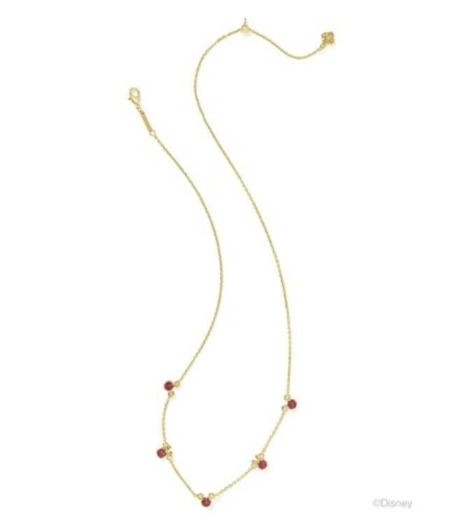 Mickie Minnie Strand Necklace Gold