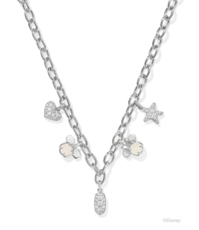 Mickey and Minnie Charm Necklace