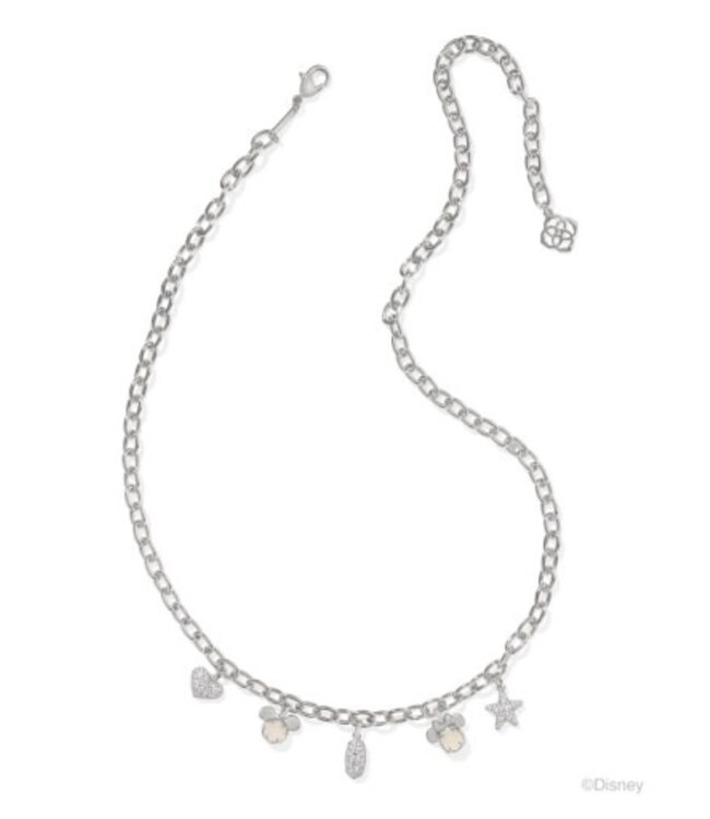 Mickey and Minnie Charm Necklace