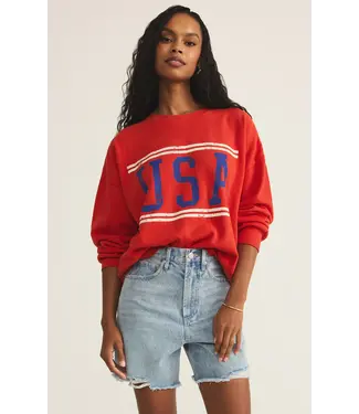 Z Supply USA Sunday Sweatshirt