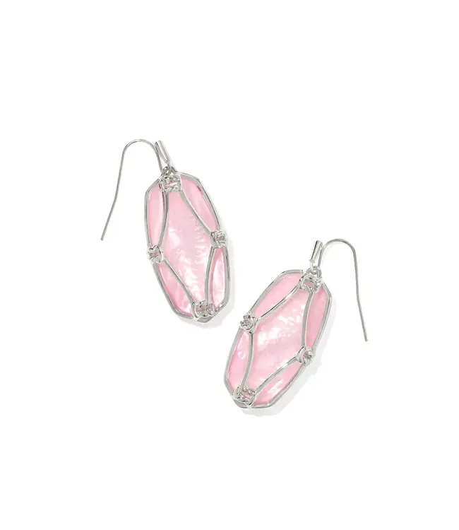 ELLE Lattice Frame Drop Earring
