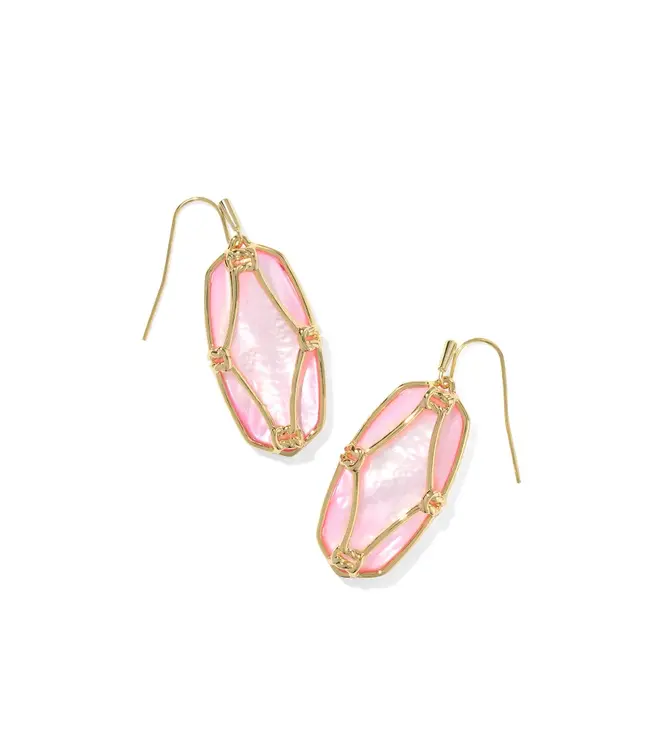 ELLE Lattice Frame Drop Earring