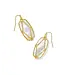 ELLE Lattice Frame Drop Earring