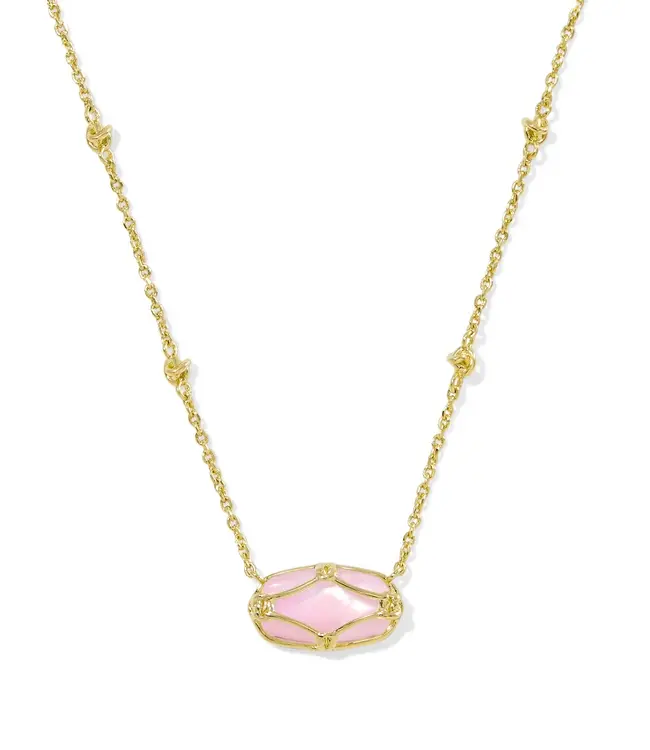 Elisa Lattice Frame Necklace