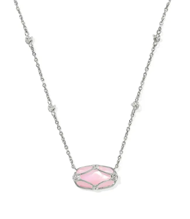 Elisa Lattice Frame Necklace