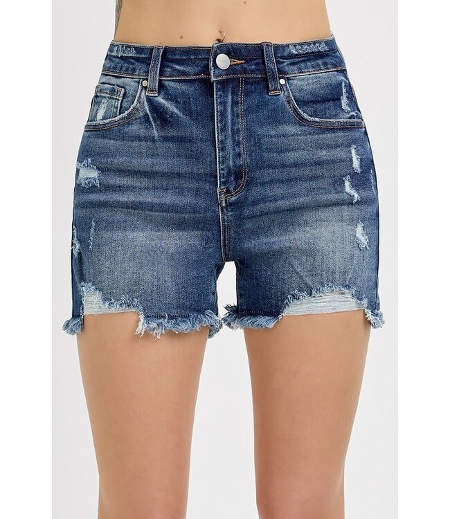 RDS6012CH Hi Rise Distressed Shorts