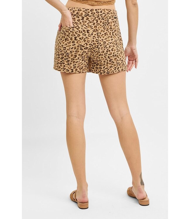 Hi Rise Button Skort