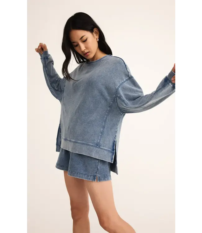 Knit Denim Modern Weekender