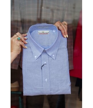 Cotton Bros Chambray Oxford l/s button up