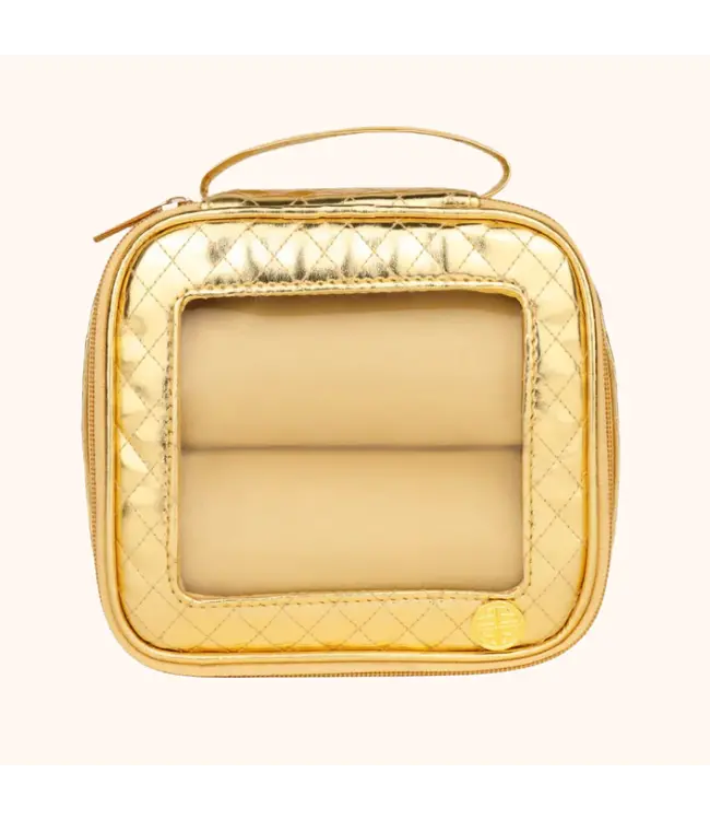 BuDha Girl Travel Case Gold
