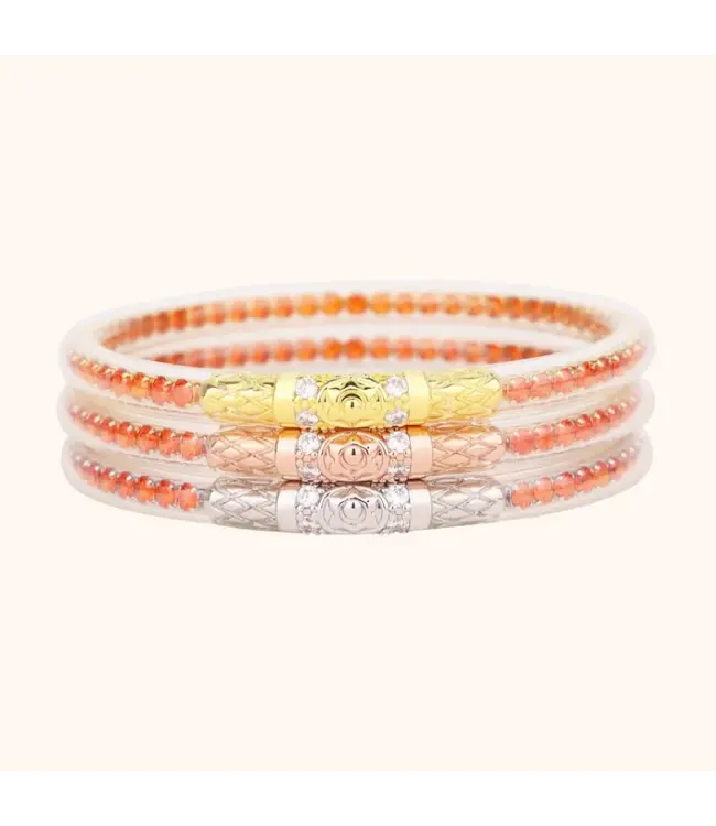 Crystal All Weather Bangles Set/3 3 Queens