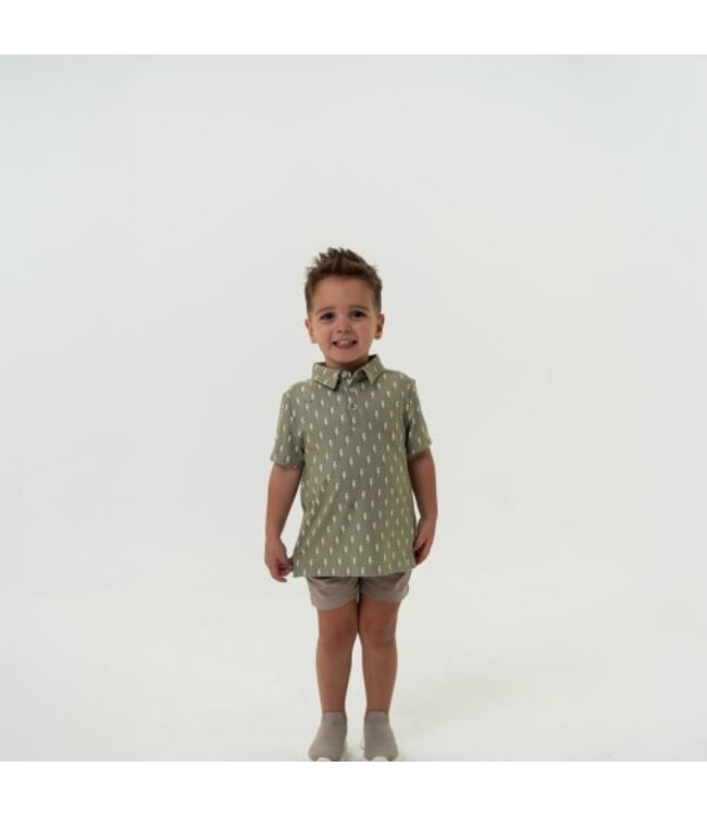 Sage Lightening Youth Polo