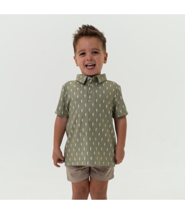 Sage Lightening Youth Polo