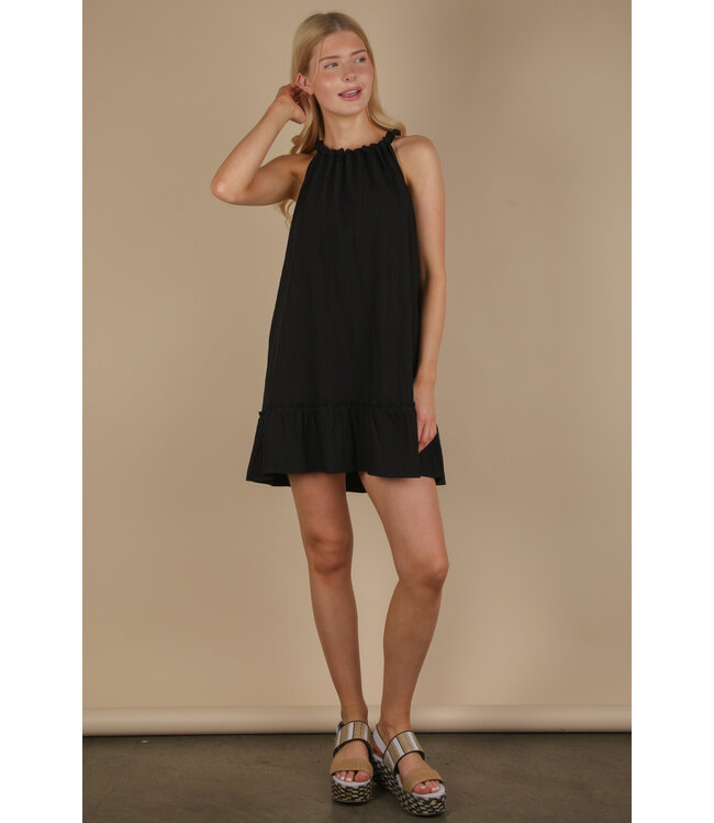 ND31713 HALTER DRESS