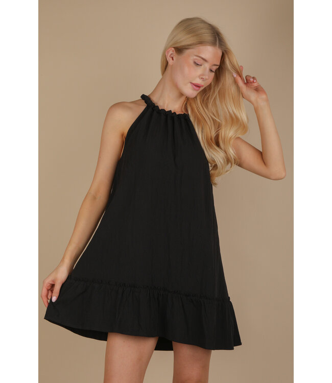 ND31713 HALTER DRESS