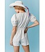 IR39870-01 Front Tie Denim Romper