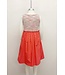ID16868K Midi Dress Knit Bodice