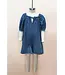 IP18042K Washed Denim Romper