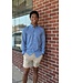 Breeze L/S perf button up