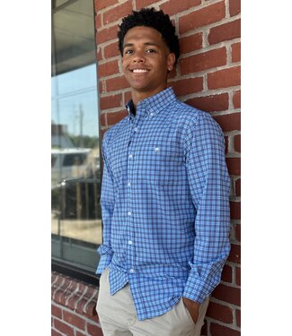 Cotton Bros Breeze L/S perf button up
