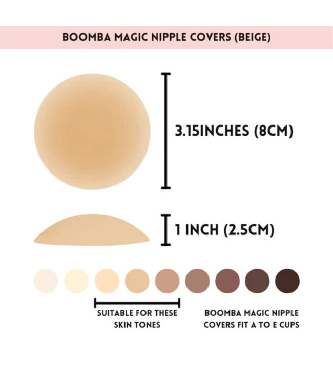 Boomba Magic Nipple Covers Beige