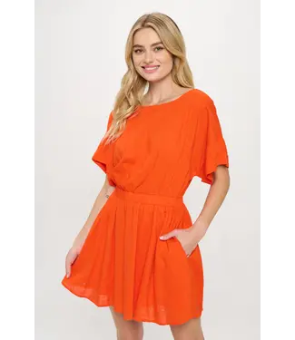 Meet Me In Santorini Short Dress