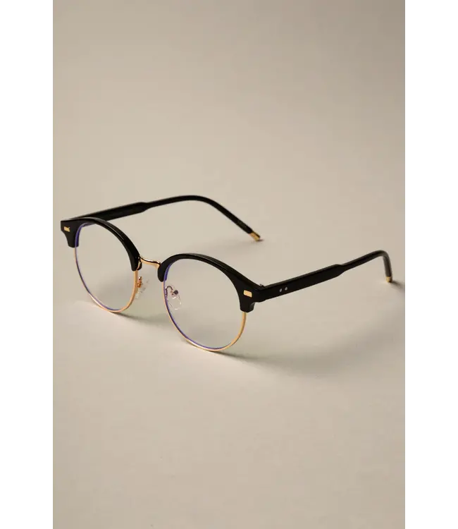 Round Blue Light Block Glasses